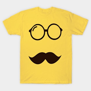 Mustache Snap Glasse T-Shirt